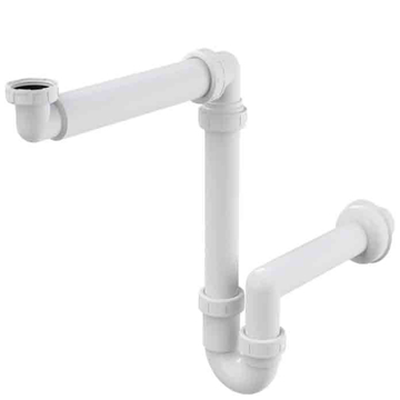 Slika Sifon za umivaonik A434 DN40 5/4 za uštedu prostora